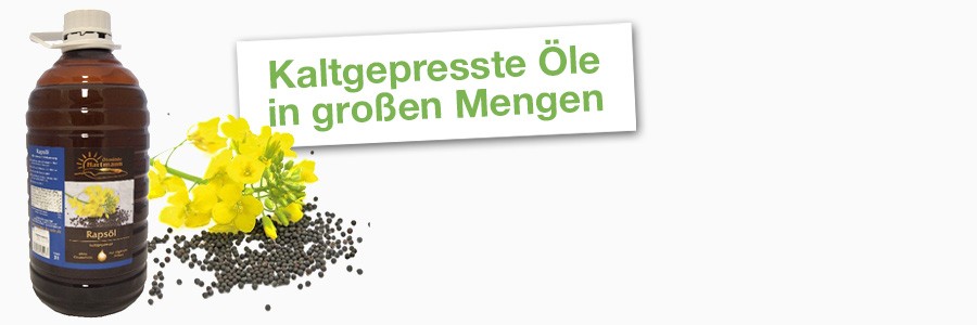 Kaltgepresste Öle