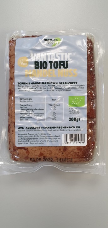 Mandel - Nuss Tofu geräuchert, 200 g